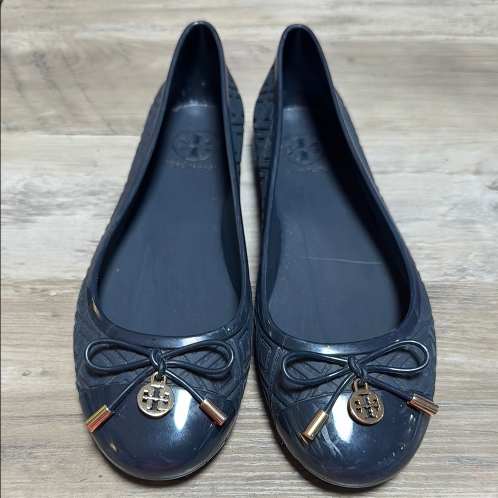 Tory Burch Black Ballet Flats